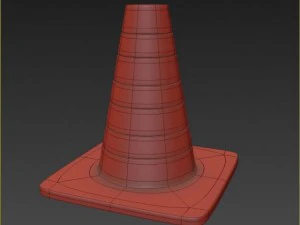 cone of road 3D Model