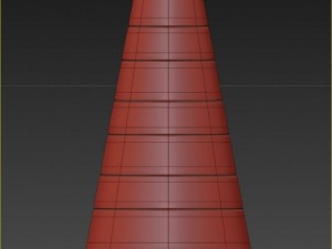 cone of road 3D मॉडल