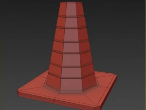 cone of road 3D Model