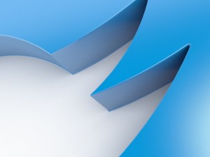 twitter icon logo Modelo 3D