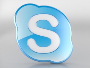 skype icon logo 3D Model