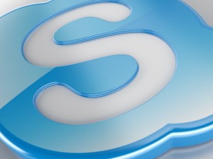 skype icon logo 3D Model