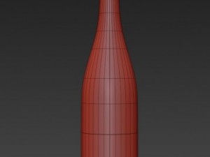 bottle of champagne 3D मॉडल