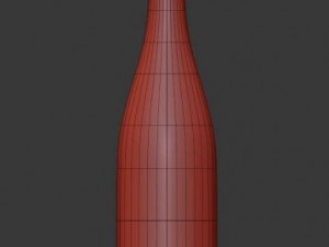 bottle of champagne 3D मॉडल