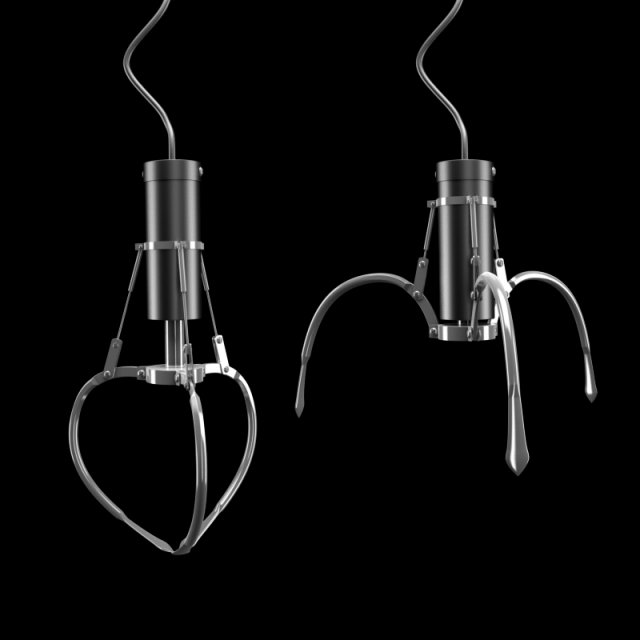 claw toy rigged animated Model 3D .c4d .max .obj .3ds .fbx .stl .blend 