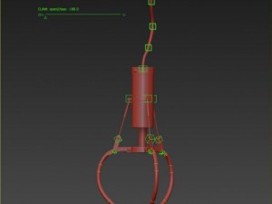 claw toy rigged animated Model 3D