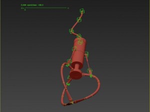 claw toy rigged animated Model 3D