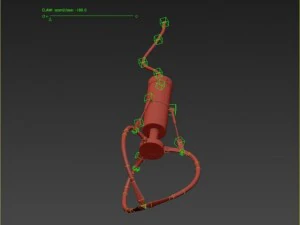 claw toy rigged animated 3D Model