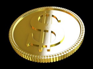 golden coin 3Dモデル