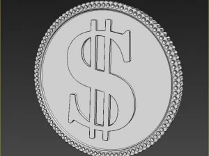 golden coin 3D Model