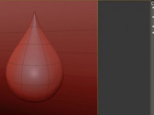 water drop Modello 3D