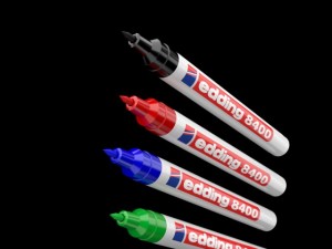 edding marker 3D 모델