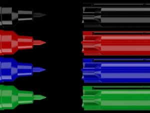edding marker 3D Model