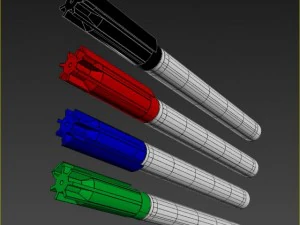 edding marker 3D Model