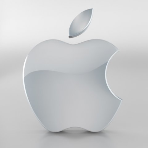 apple logo Modelo 3D .c4d .max .obj .3ds .fbx .stl .blend 