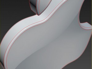 apple logo Modelo 3D