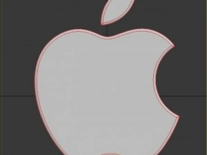 apple logo 3D Model