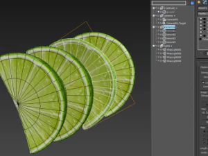 rodaja de limon Modelo 3D