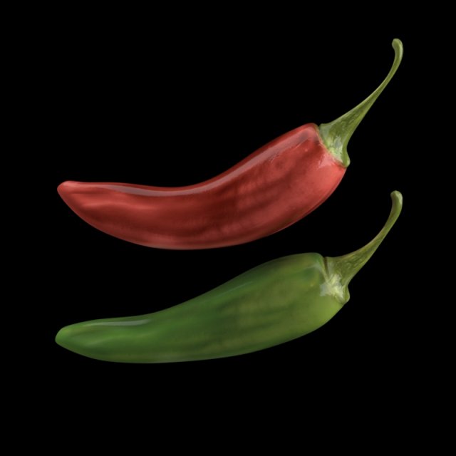 peppers 3Dモデル .c4d .max .obj .3ds .fbx .stl .blend 