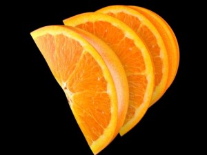 orange slice Modello 3D