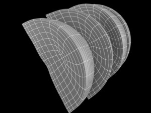 orange slice Modello 3D