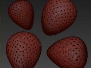 strawberry 3D 模型
