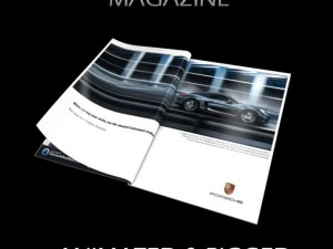 magazine opening rigged  animated 3D Model