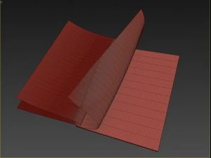 magazine opening rigged  animated 3D Model