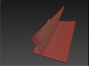 magazine opening rigged  animated 3D 모델