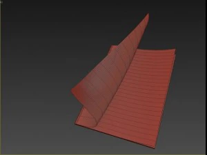 magazine opening rigged  animated 3D Model