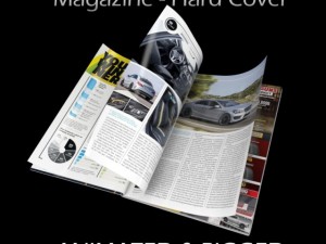 magazine hard cover opening rigged  animated 3d Modelo 3D