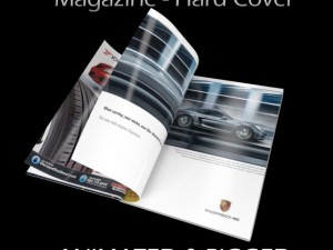 magazine hard cover opening rigged  animated 3d Modelo 3D
