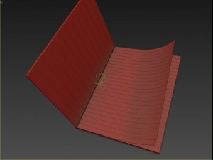 magazine hard cover opening rigged  animated 3d Modelo 3D