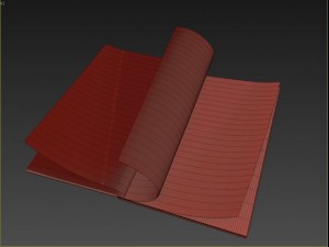 magazine hard cover opening rigged  animated 3d Modelo 3D