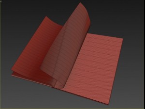 magazine hard cover opening rigged  animated 3d Modelo 3D
