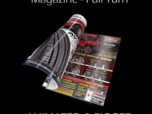 magazine full turn opening rigged  animated 3D Model