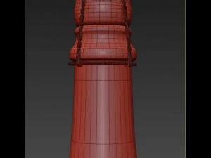 garrafa de champanhe Modelo 3D