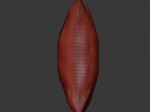 sachet of yogurt Model 3D