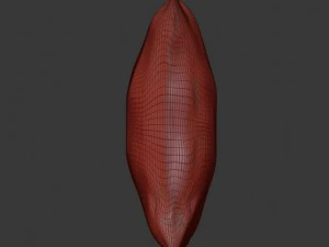 sachet of yogurt 3D Model