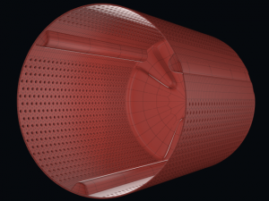 drum washing machine Modelo 3D