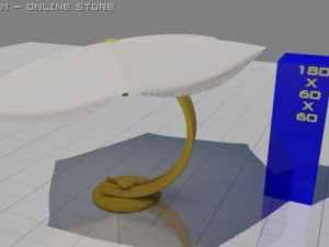 outdoor umbrella. kappa design 3D मॉडल