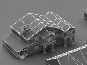 evler 3D Model