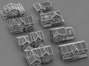 houses Modelo 3D