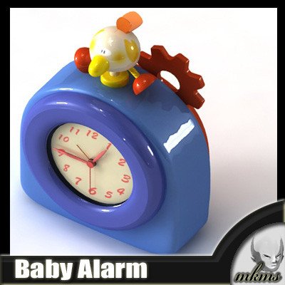 baby alarm Modelo 3D .c4d .max .obj .3ds .fbx .stl .blend 