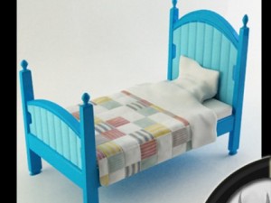 kid bed 3D Model