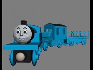 toy train Modelo 3D