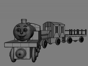 toy train Modelo 3D