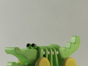 toy crocodile Model 3D
