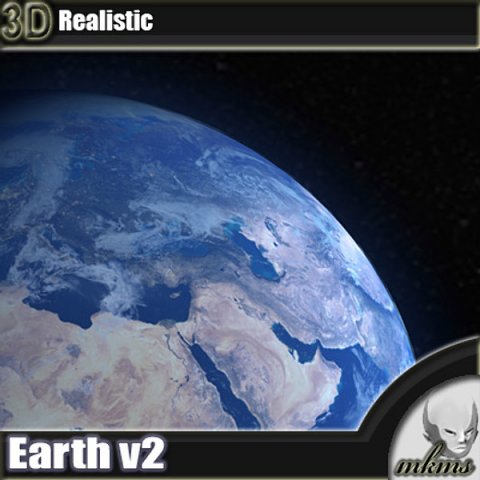 earth 3D Model .c4d .max .obj .3ds .fbx .stl .blend 