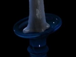blue candle 3D Modell